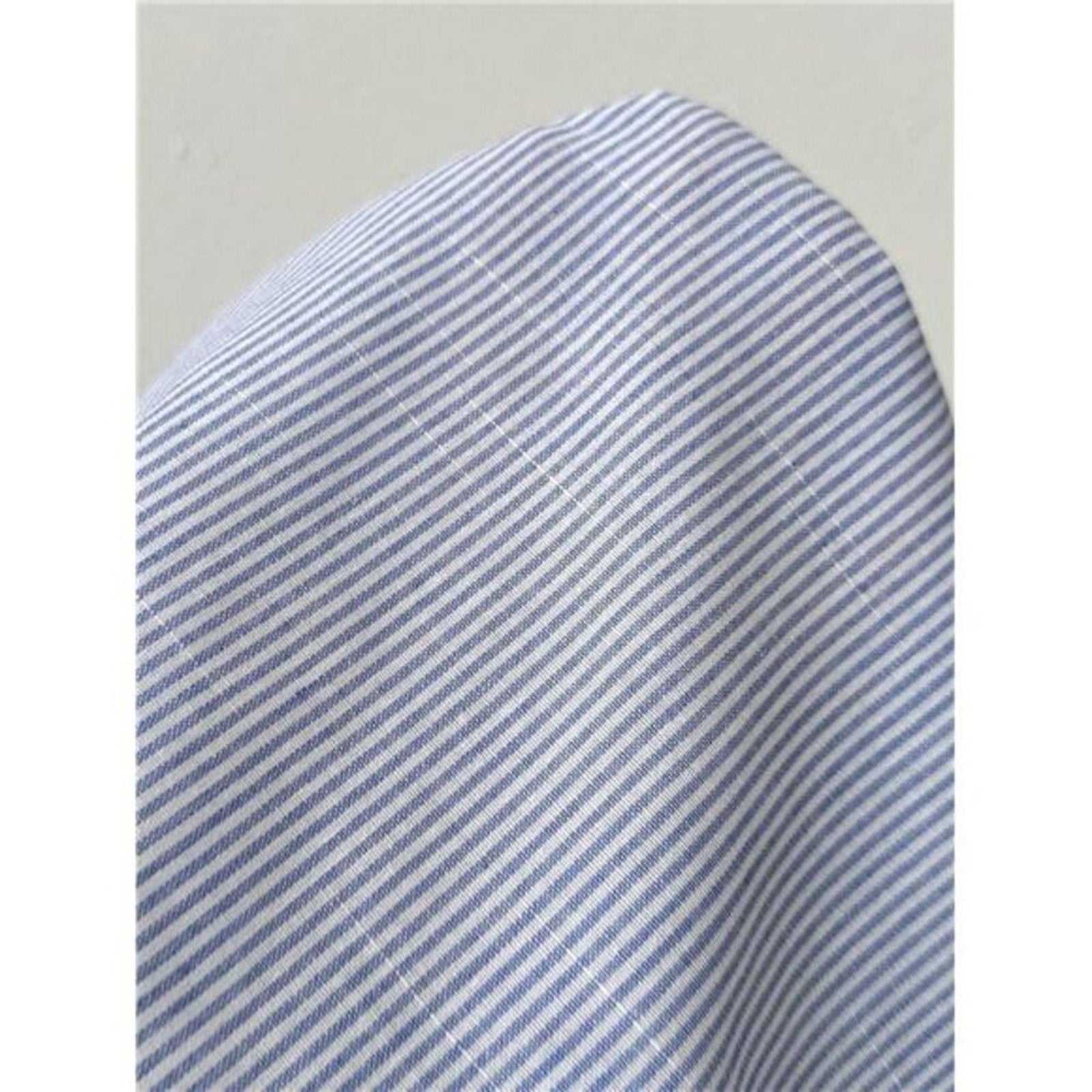 Women’s Deep V-Neck Sleeveless Work Top Blue Striped Business Casual Tank Blouse