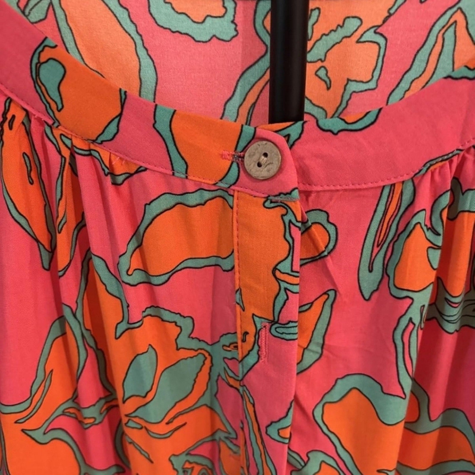 Women’s Boho Floral Loose Blouse – Lantern Sleeve Flowy Spring Summer Top