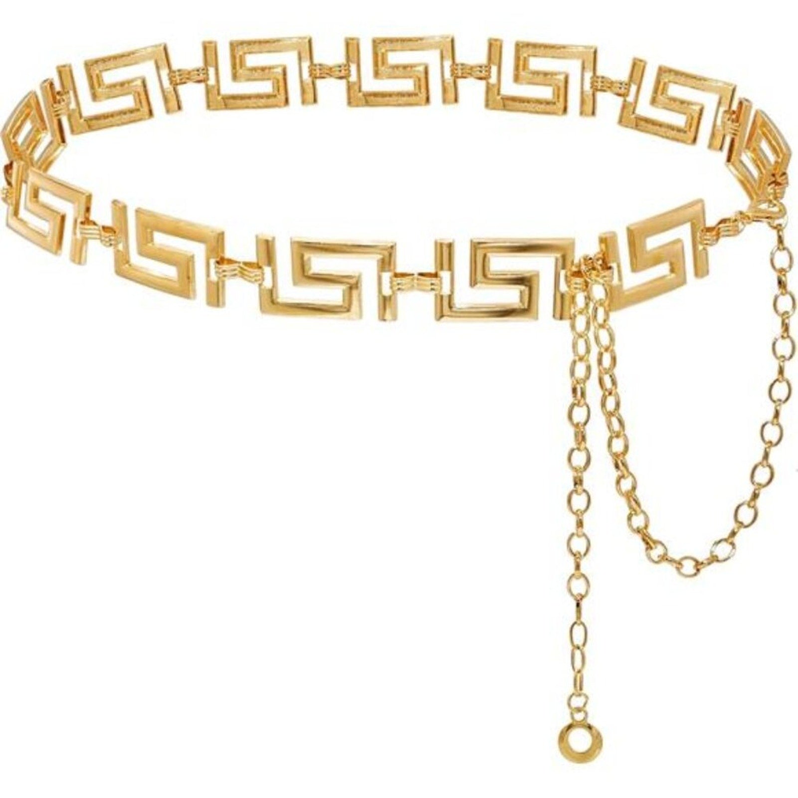 Metal Waist Chain for Women – Adjustable Belly Chain Waist Belt for Dresses